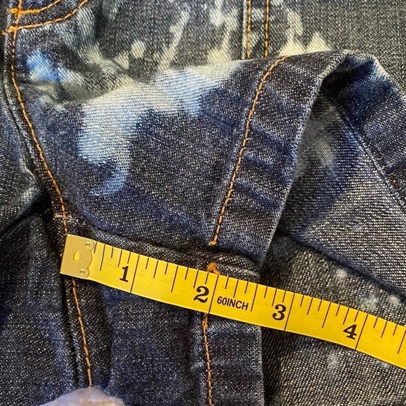 Banana Republic Factory Bleach Splatter Denim Shorts - 2 - Picture 9 of 11